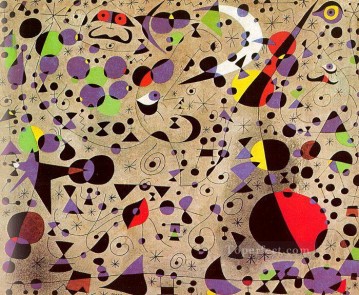 La poetisa Joan Miró Pinturas al óleo